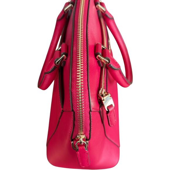 KATE SPADE Louise Dome Satchel Medium in Cerise Pink NWT - Picture 6 of 13